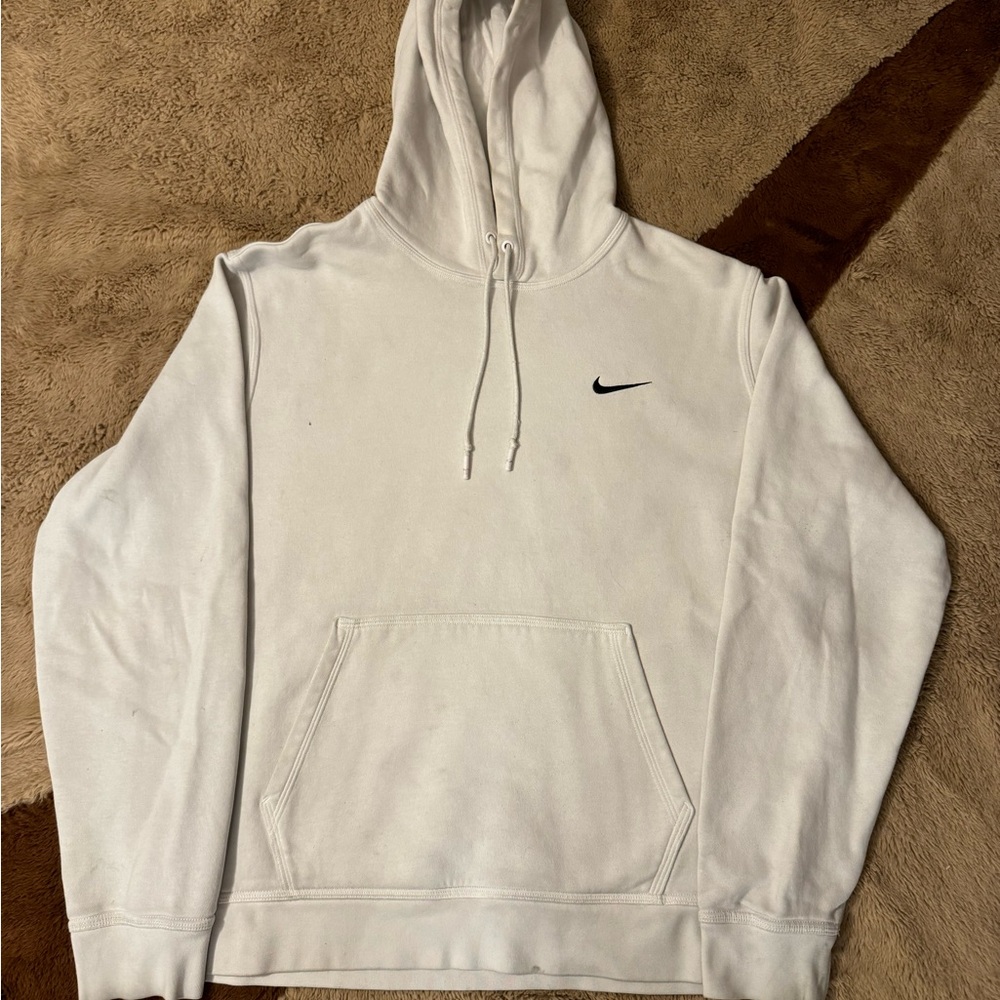 Nike White Sweatshirt Classic Hoodie